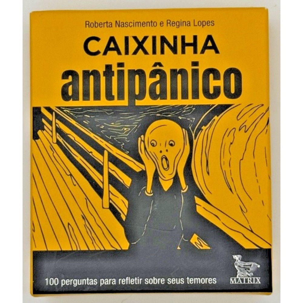 Caixinha Antipânico Portuguese Reflection Card Deck | Anxiety Psychology